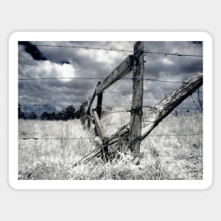 Barbed-wire Fence Sticker